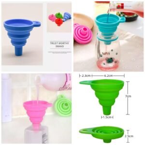 Collapsible Foldable Silicone Funnel
