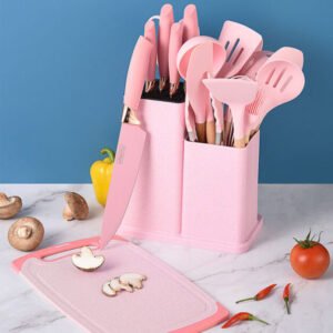 20 Piece Kitchen Knife & Utensil Set
