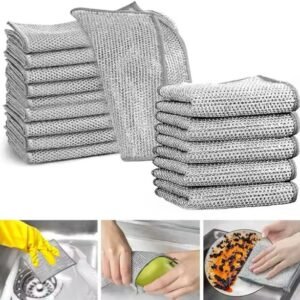 Stainless Steel Oil Remover Scrub Cloth