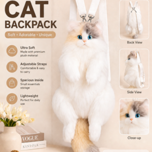 Realistic Cat Backpack (Premium Style)