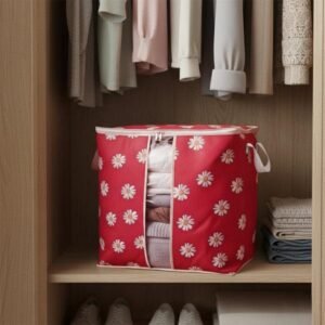 Printed Flower Storage Bags Set