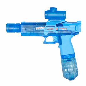 Chargeable water gun with light effect