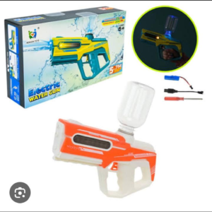 Rechargeable water gun with light effect
