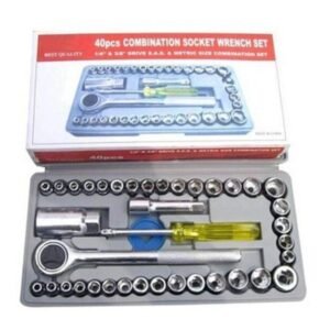 40pcs Combination Socket Wrench Tool Set