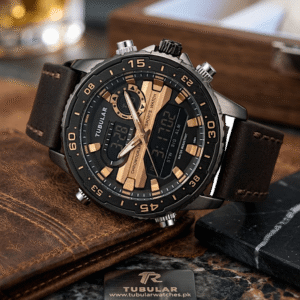 Tubular Digital and analog watch (DT-5801)