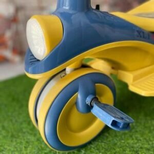Premium 3-in-1 Baby Stroller Tricycle with Adjustable Sun Canopy, Parent Push Handle, and Safety Guardrail (XLT Design)
