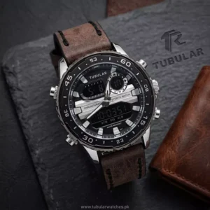 Tubular Digital and analog watch (DT-5801)