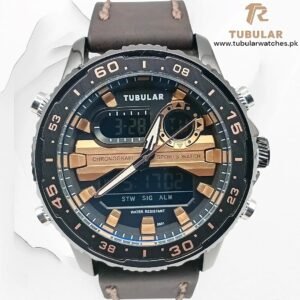 Tubular Digital and analog watch (DT-5801)