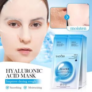 Natural Hyaluronic Acid Hydrating Repair Smoothing Skin Three-Step Facial Mask