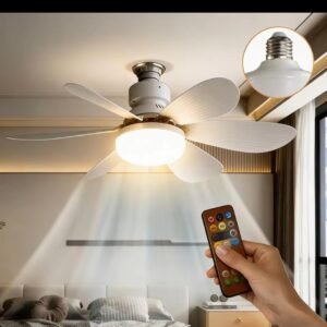 30W E27 LED Ceiling Fan with Remote Control
