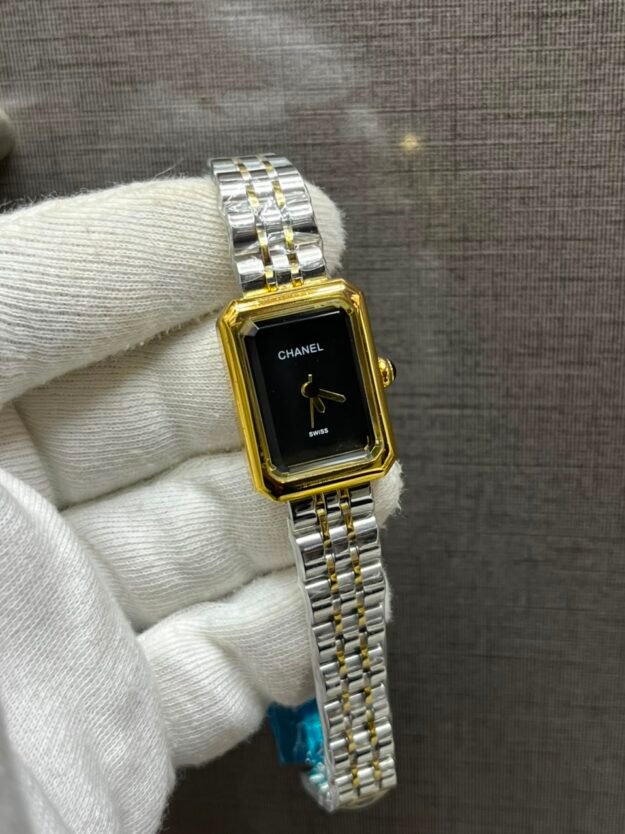 CHANEL Inspired Rectangular Two-Tone Women's Watch