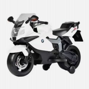Premium Kids Battery-Operated Sports Heavy Bike – 12V Electric Ride-on Toy Motorcycle with Training Wheels and Music Player