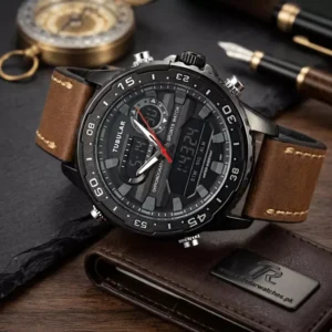 Tubular Digital and analog watch (DT-5801)