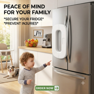 Child Safety Refrigerator Door Lock Latch & Cabinet Proofing Lock