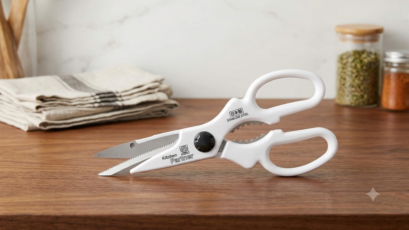 Multi-Purpose Household Kitchen Scissors (21cm) – Heavy Duty Stainless Steel Food & Utility Shears