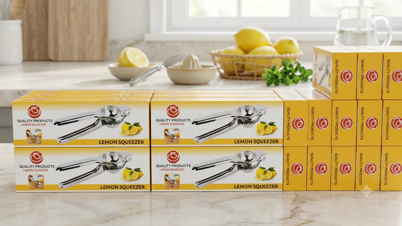 Stainless Steel Lemon Squeezer / Manual Citrus Juicer