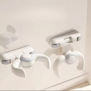 Premium Wall-Mounted Foldable Baby Bath Seat – 2-in-1 Infant Shower Safety Ring & Standing Support Bracket