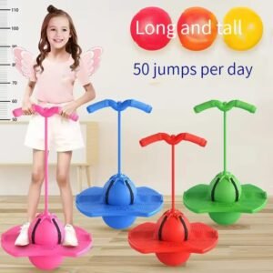 Kids Premium Pogo Ball Jumper with Handle – Cute Cartoon Rabbit Balance Hopping Board & Active Fitness Bouncer