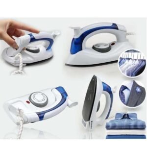 Portable Mini Folding Steam Iron – Compact Travel Garment Steamer & Dry Iron