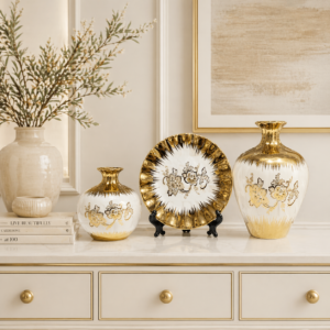 Ceramic Vase Set (White)