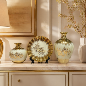 Ceramic Vase Set (Cream)