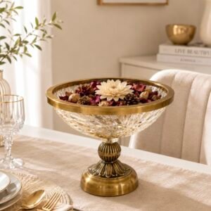 Glass/Metal Bowl (12-3)