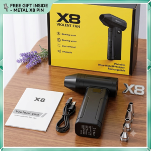 X8 Portable High-Speed Turbo Electric Air Duster & Blower
