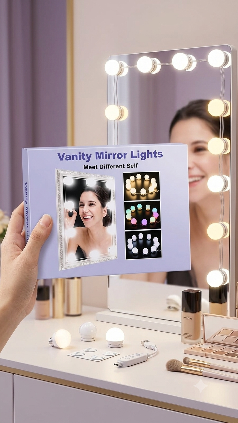 Hollywood Style Vanity Mirror LED Bulb Kit