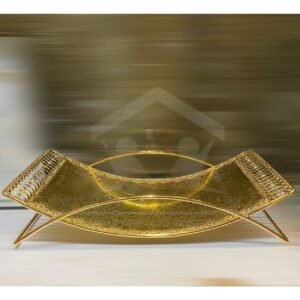 Gold Plated Metal Tray
