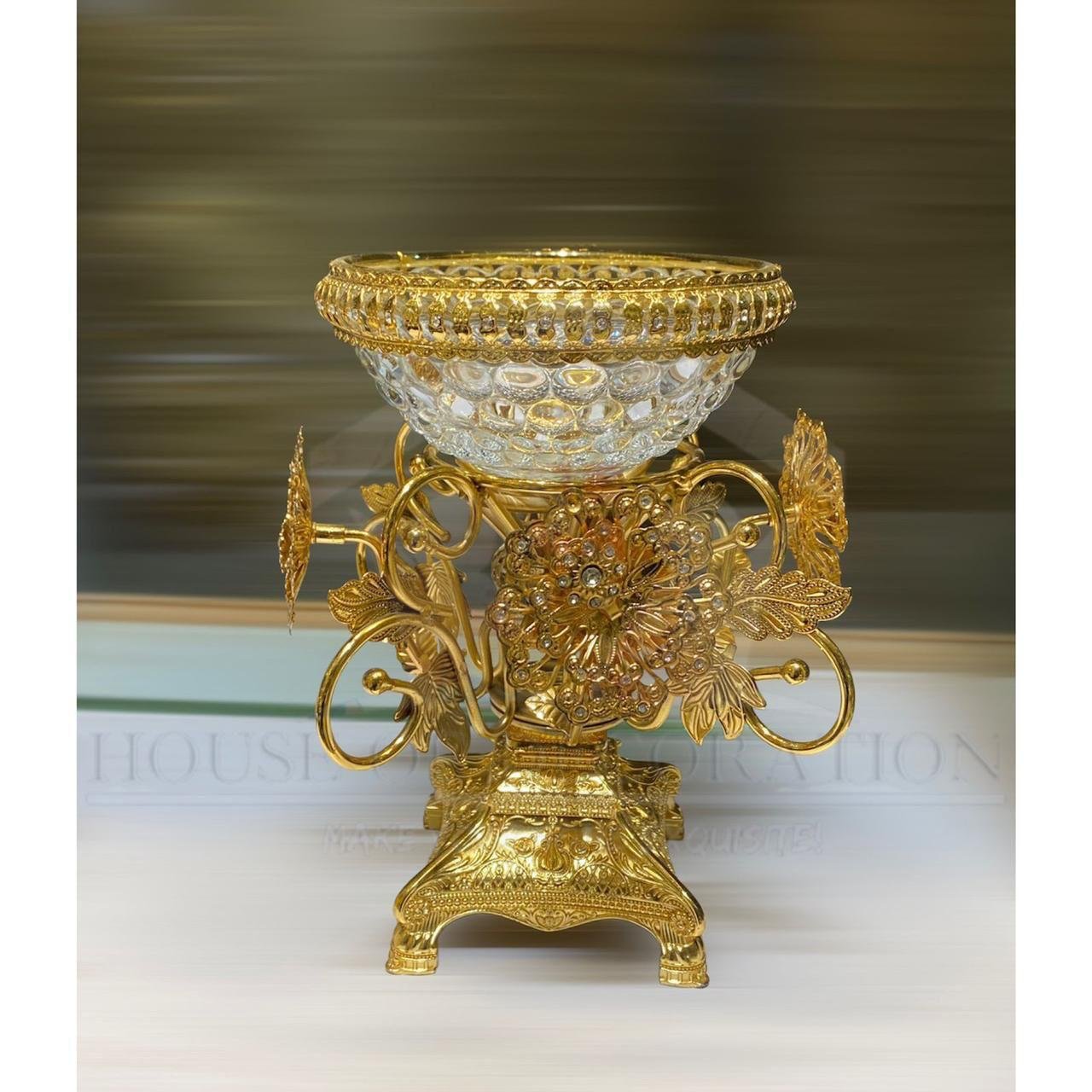 Gold Plated Metal Bowl - Image 2