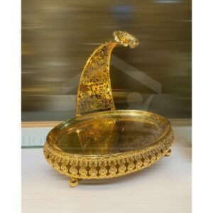 Gold Plated Metal Platter (1 Tier)