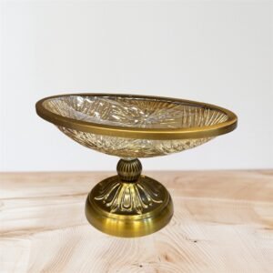Glass/Metal Bowl (12-6)