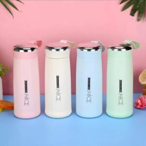 Portable Pastel Stainless Steel Vacuum Flask Water Bottle (400ml) – "NICE" Series